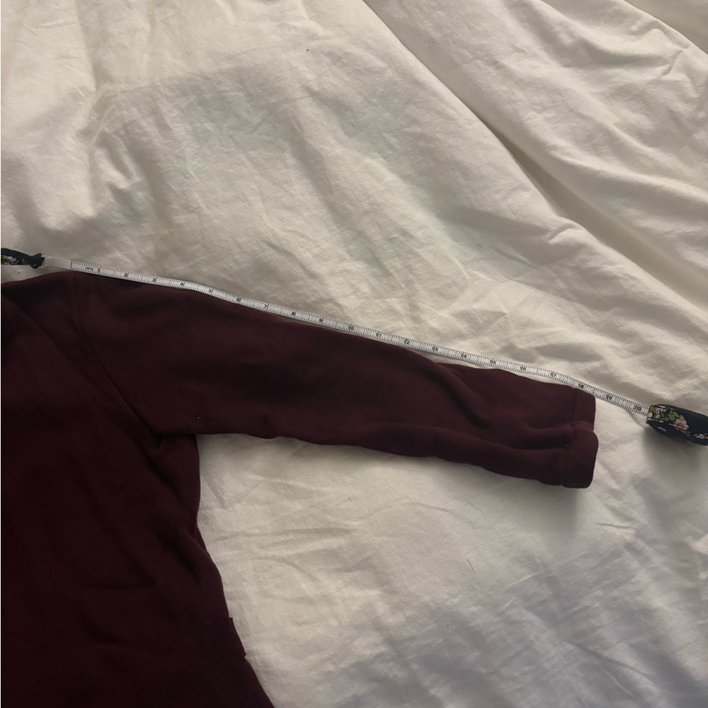 Agnes B. Burgundy Cardigan - Picture 7 of 9